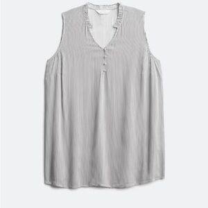 Market & Spruce Striped Sleeveless Top